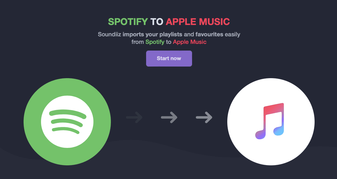 Soundizz transfere playlists do Spotify para o Apple Music