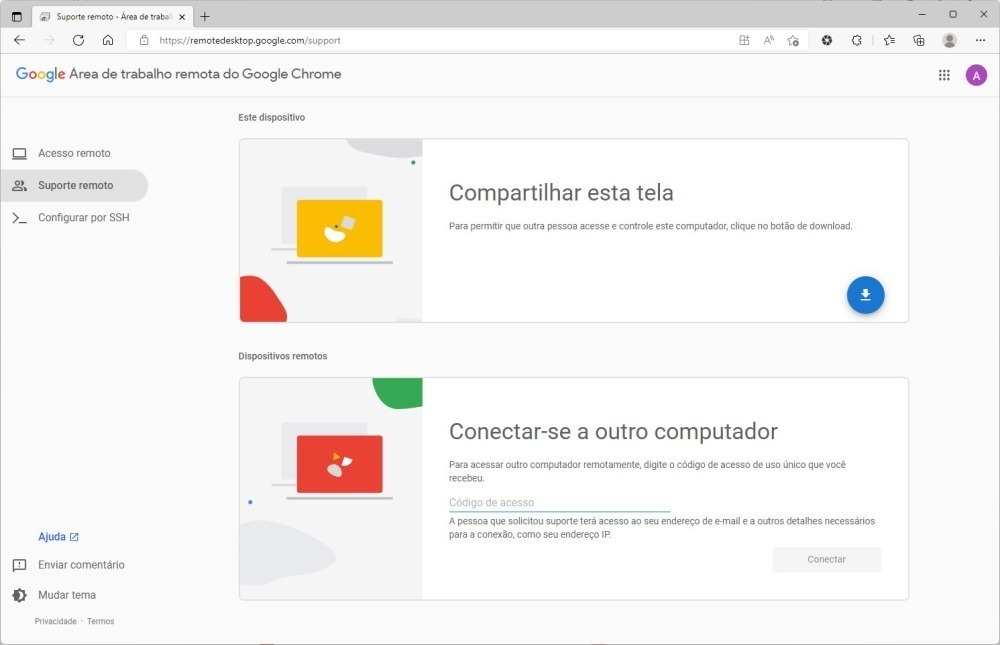 Chrome Remote Desktop - ferramenta para acesso remoto
