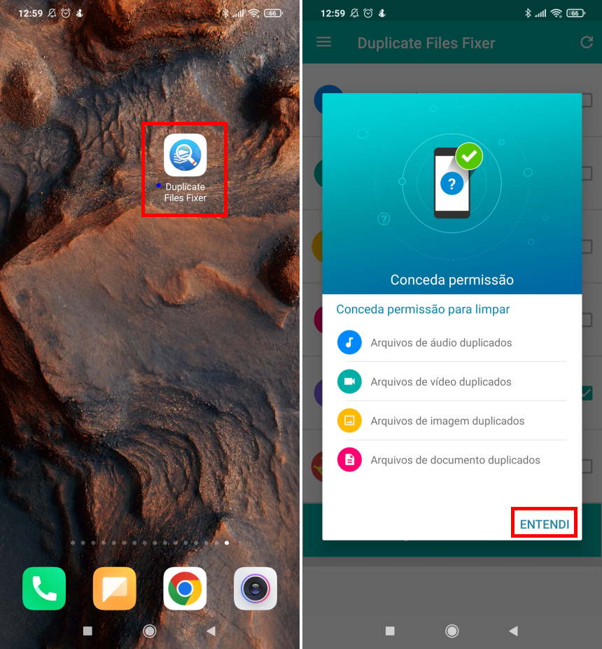 Como encontrar e apagar arquivos duplicados no Android - Passo 1