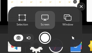 Fedora 36 - ferramenta para captura de tela