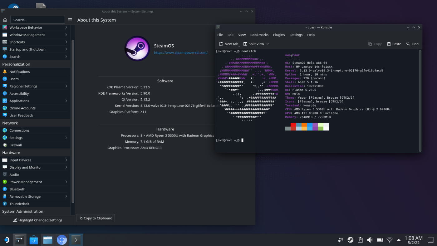 HoloISO Linux - SteamOS