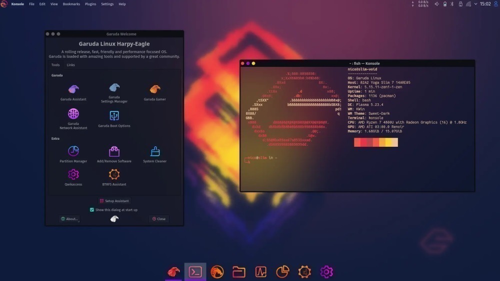 Garuda KDE Dr460nized Linux - Gaming Edition