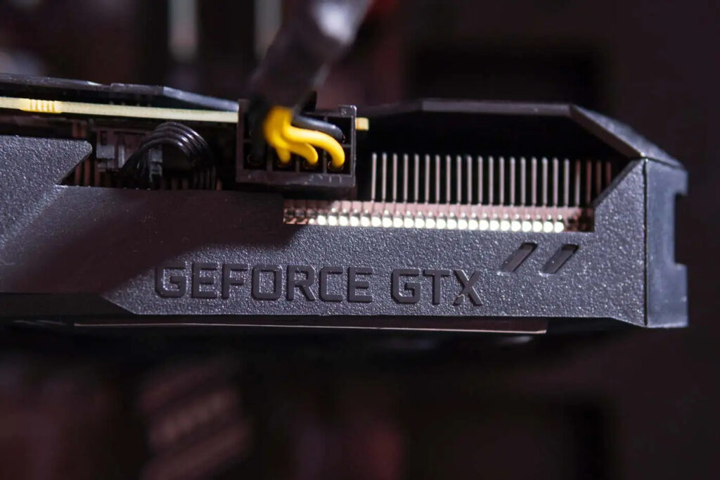 GeForce GTX para ilustrar a GPU GTX 1630