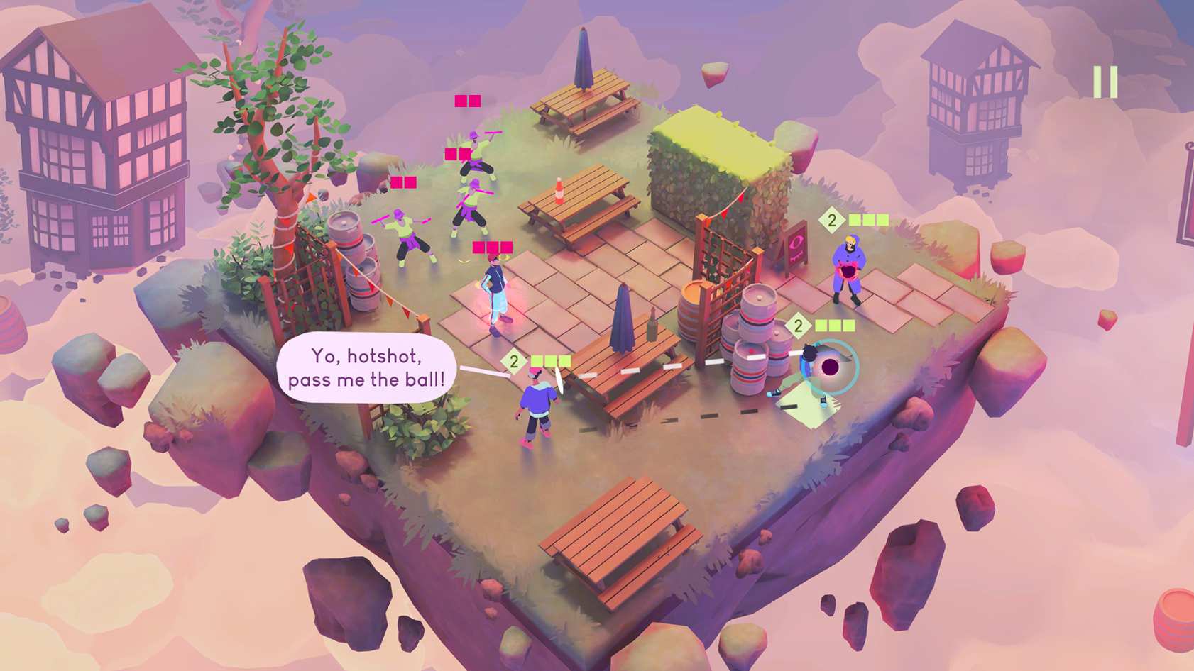 Captura de tela do jogo Desta, dos criadores de Monument Valley, a ustwo