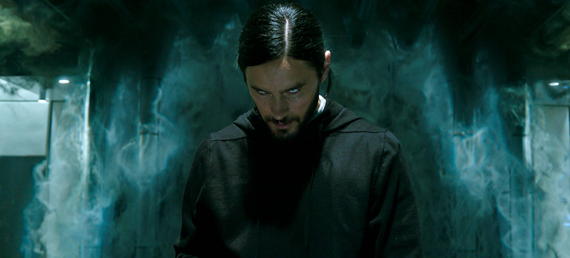 Na foto, o ator Jered Leto na pele de Morbius, filme que estreia na HBO Max em julho