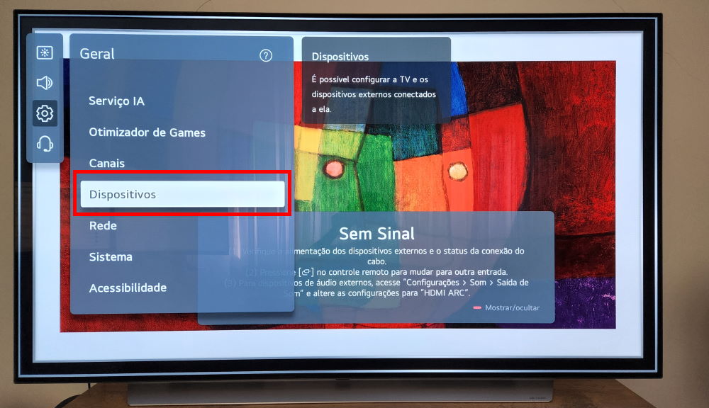 Controle PS4 na TV LG Xcloud via navegador 