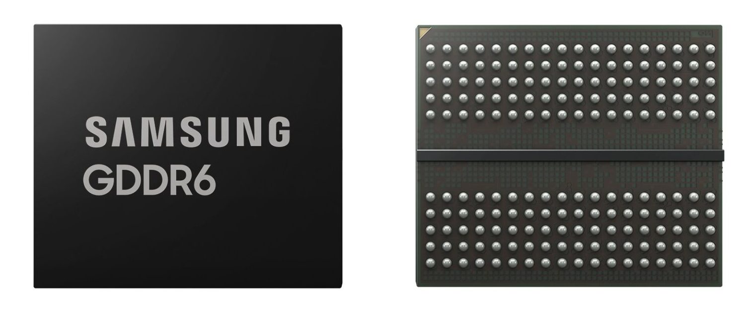 Memória GDDR6 da Samsung com 24 Gbps