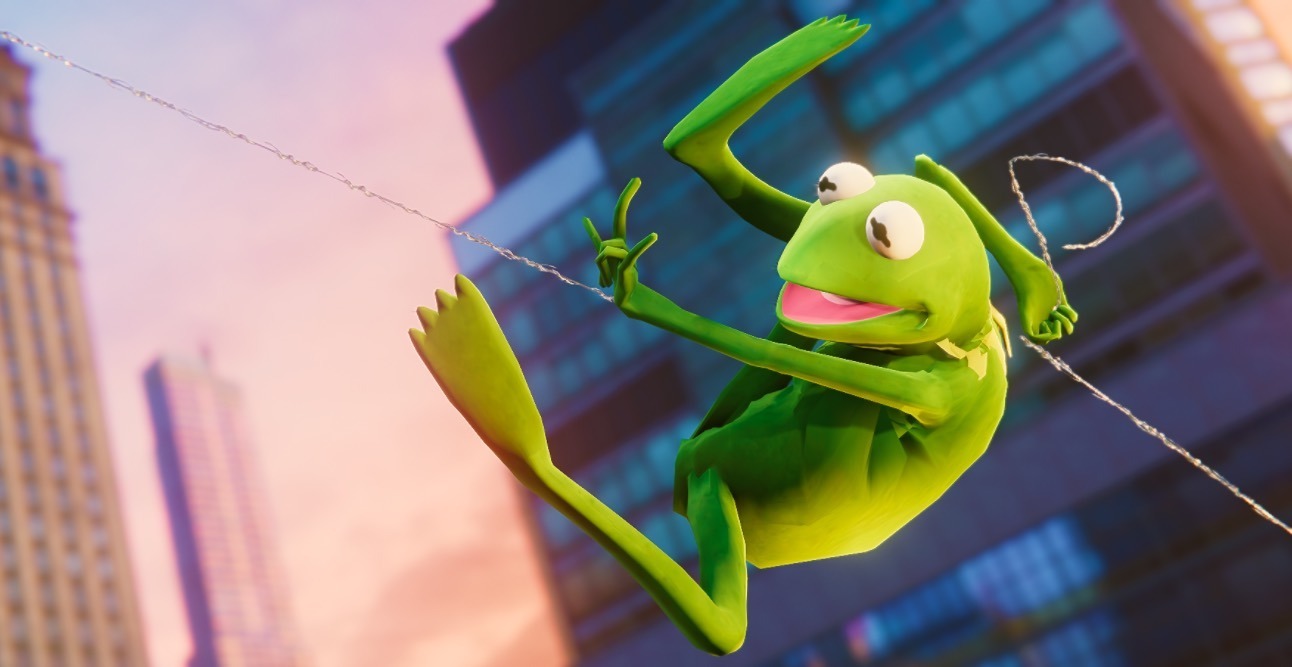 Kermit, Caco, mod de Spider-Man Remastered