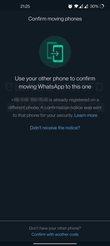 WhatsApp - novo método para autenticar