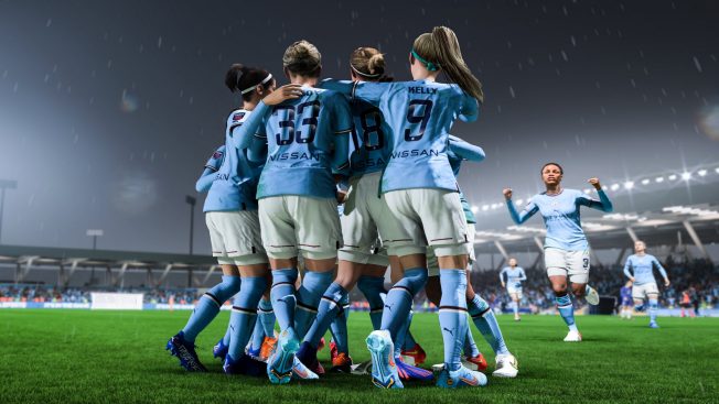 Imagem mostra a presença de times de futebol feminino em FIFA 23, da Electronic Arts