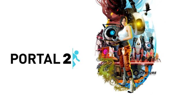 Capa do livro oficial de artes de Portal 2