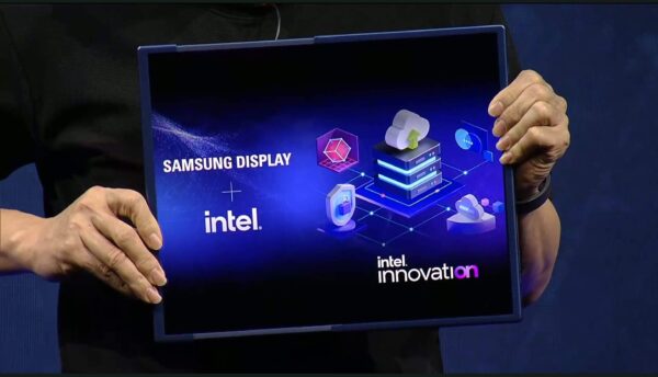 Samsung e Intel trabalham em PCs com tela deslizante expansível