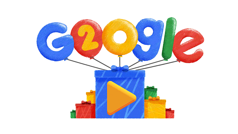 Doodle Google - 20º aniversário