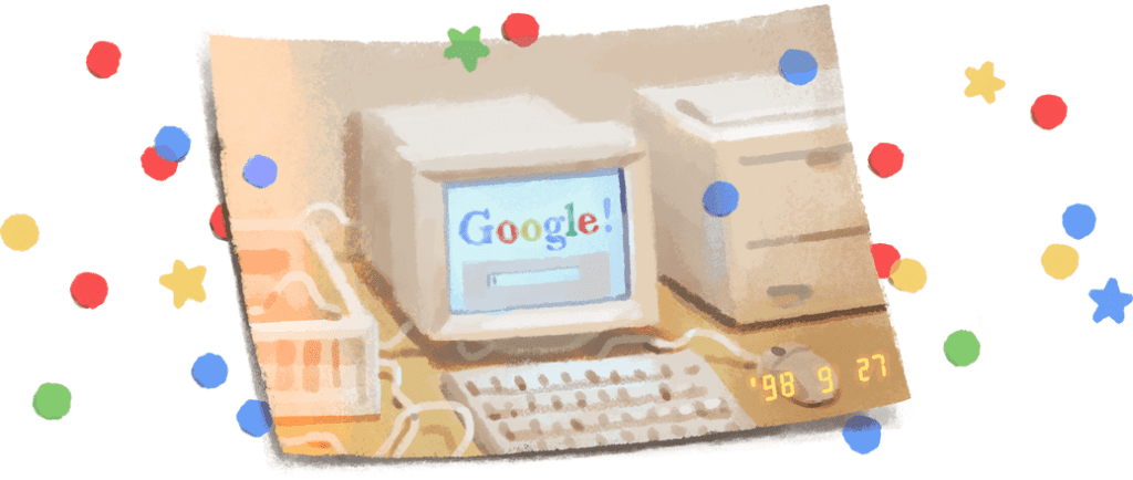 Doodle Google - 21º aniversário
