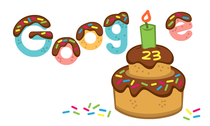 Doodle Google - 23º aniversário