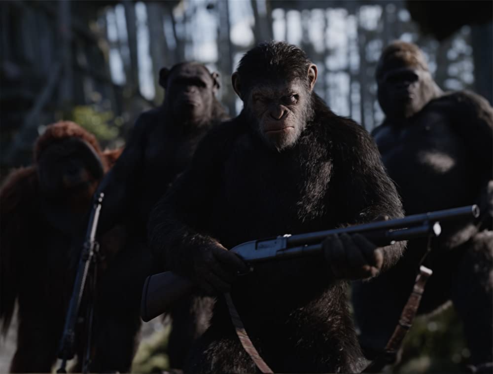 Imagem mostra cena do filme "Planeta dos Macacos: A Guerra"