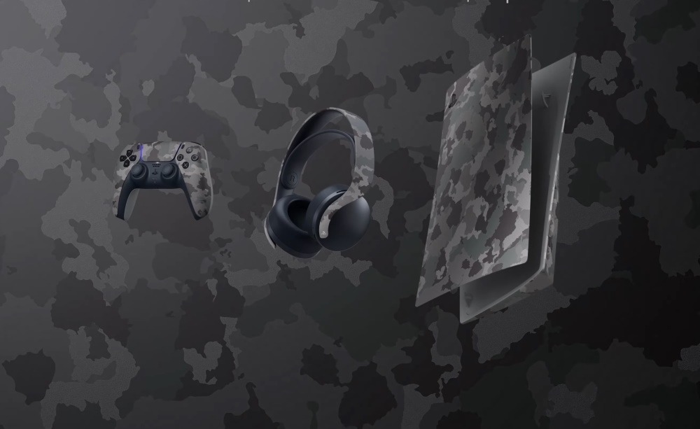 PlayStation 5 - Coleção Gray Camouflage