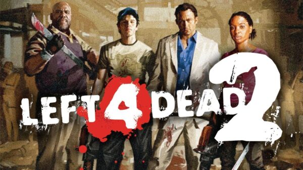 Imagem mostra tela principal do jogo Left 4 Dead 2, da Valve
