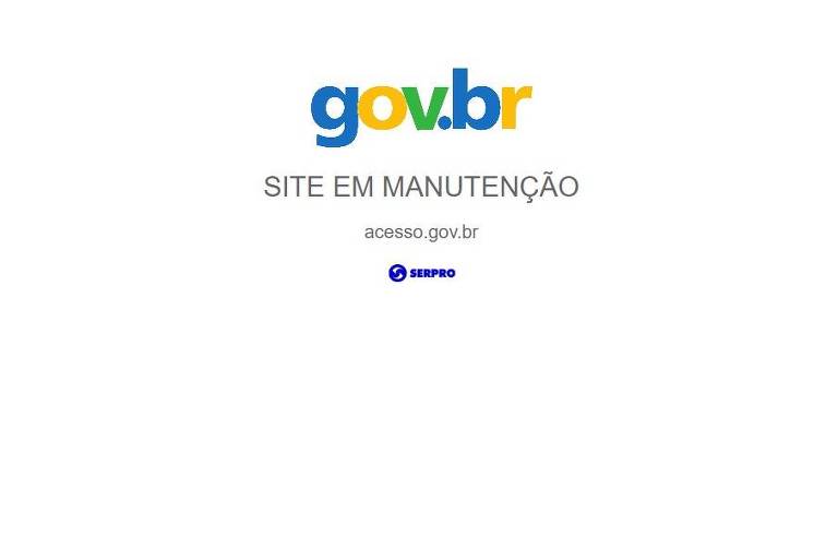 Gov.br fora do ar: Serpro alega 'ajustes técnicos' e OAB fala em 'suposto ataque de segurança'