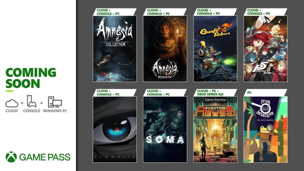 Imagem dos jogos que chegam ao Xbox Game Pass na segunda quinzena de outubro