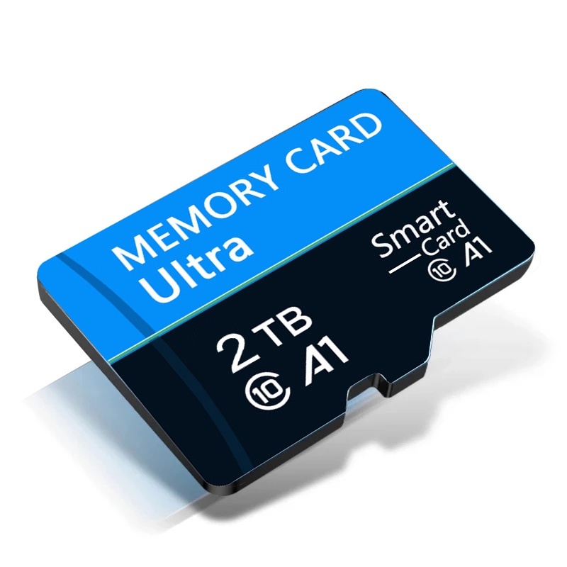 Imagem genérica de um cartão de memória de 2 TB de capacidade