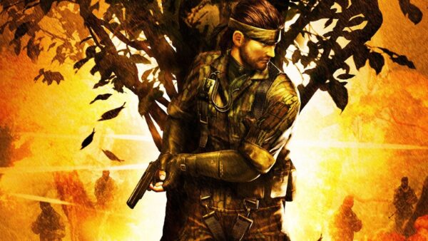 Imagem da capa de Metal Gear Solid 3: Snake Eater, em sua arte original no PlayStation 2