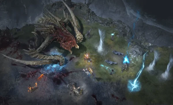 Imagem mostra tela de gameplay de Diablo 4