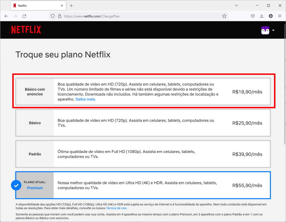 Netflix começa a encerrar plano básico sem anúncios - TecMundo