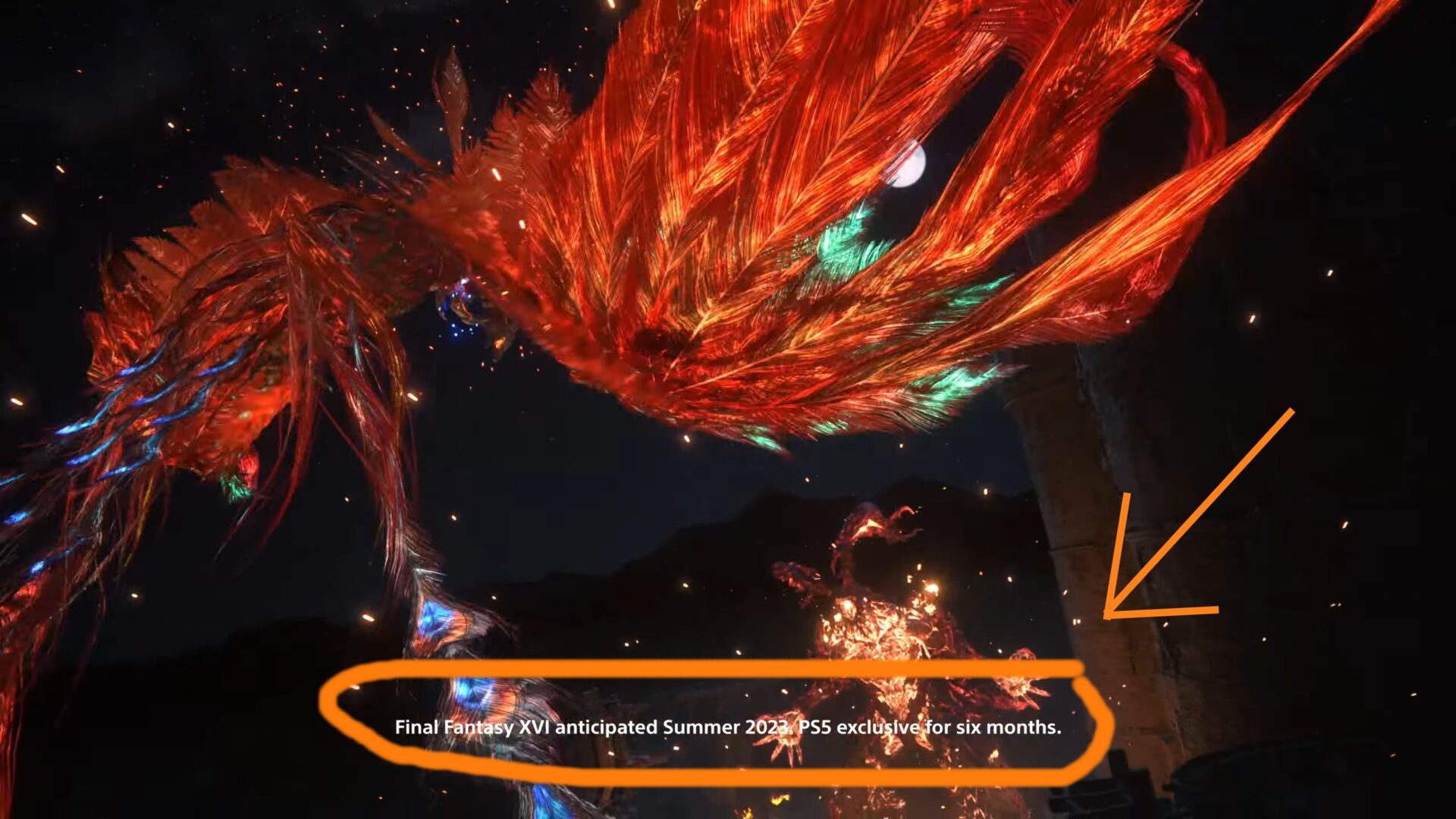 Captura de imagem mostra trailer que confirma: Final Fantasy XVI ficará no PlayStation 5 como exclusivo por seis meses antes de chegar ao Xbox
