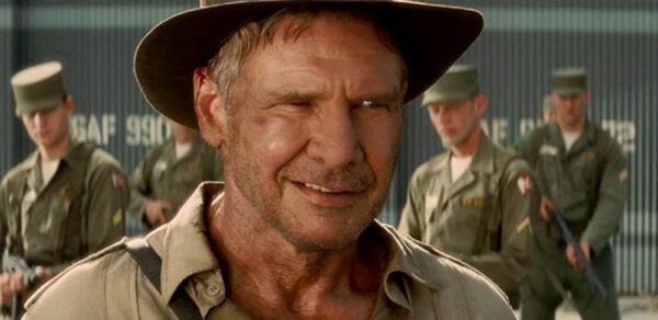 Imagem mostra cena do filme Indiana Jones e o Reino da Caveira de Cristal, lançado em 2008