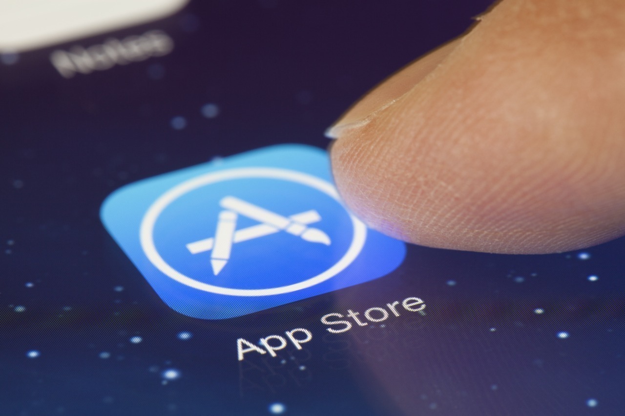 Imagem mostra o ícone da App Store, da Apple, em um iPhone