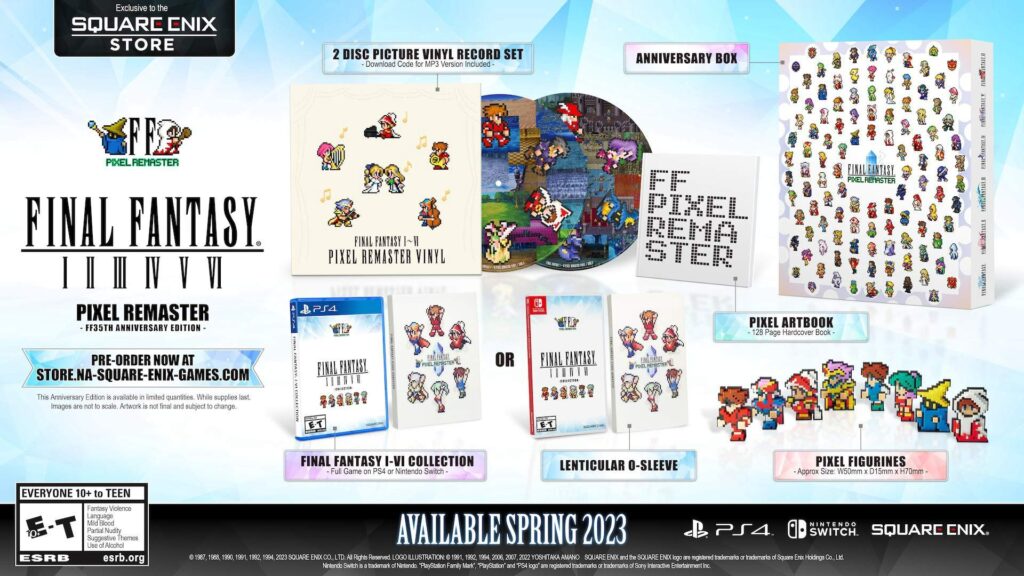 Imagem do Final Fantasy I-VI Pixel Remaster: FF 35th Anniversary Edition