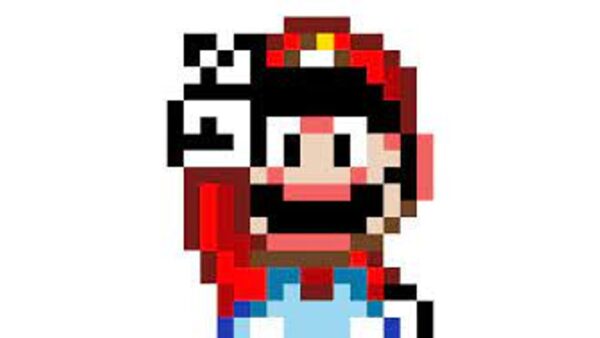 Imagem mostra o visual do Mario em Super Mario World, de 1990
