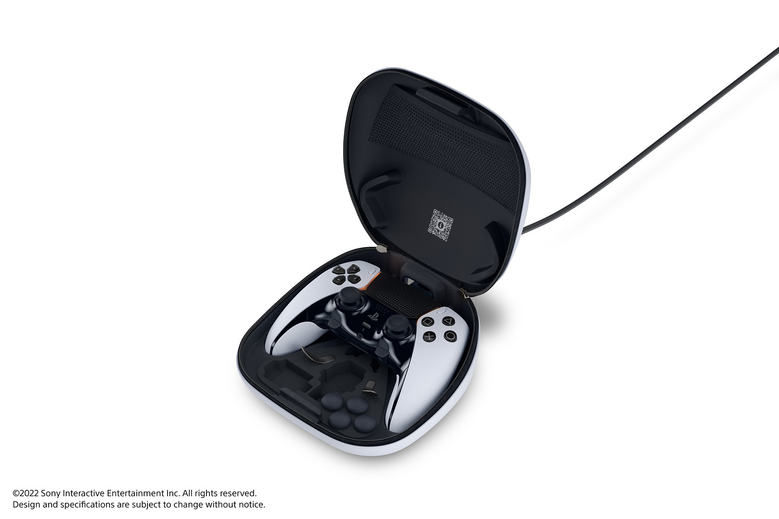 Imagem mostra o DualSense Edge, novo controle para o PlayStation 5