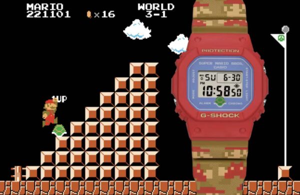 relógio Casio G-Shock x Super Mario Bros
