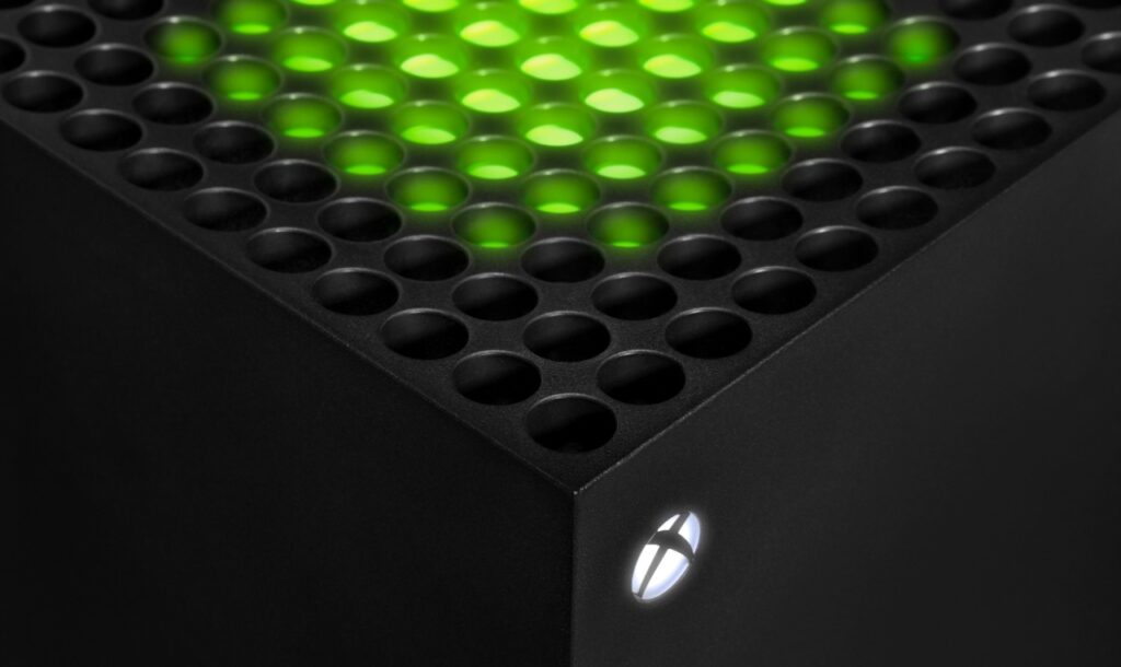 Imagem mostra o Xbox Series X em close, para abertura do evento Developers_direct da Microsoft