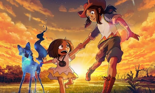 Entre as Estrelas é um jogo com visual de anime sobre duas irmãs indígenas