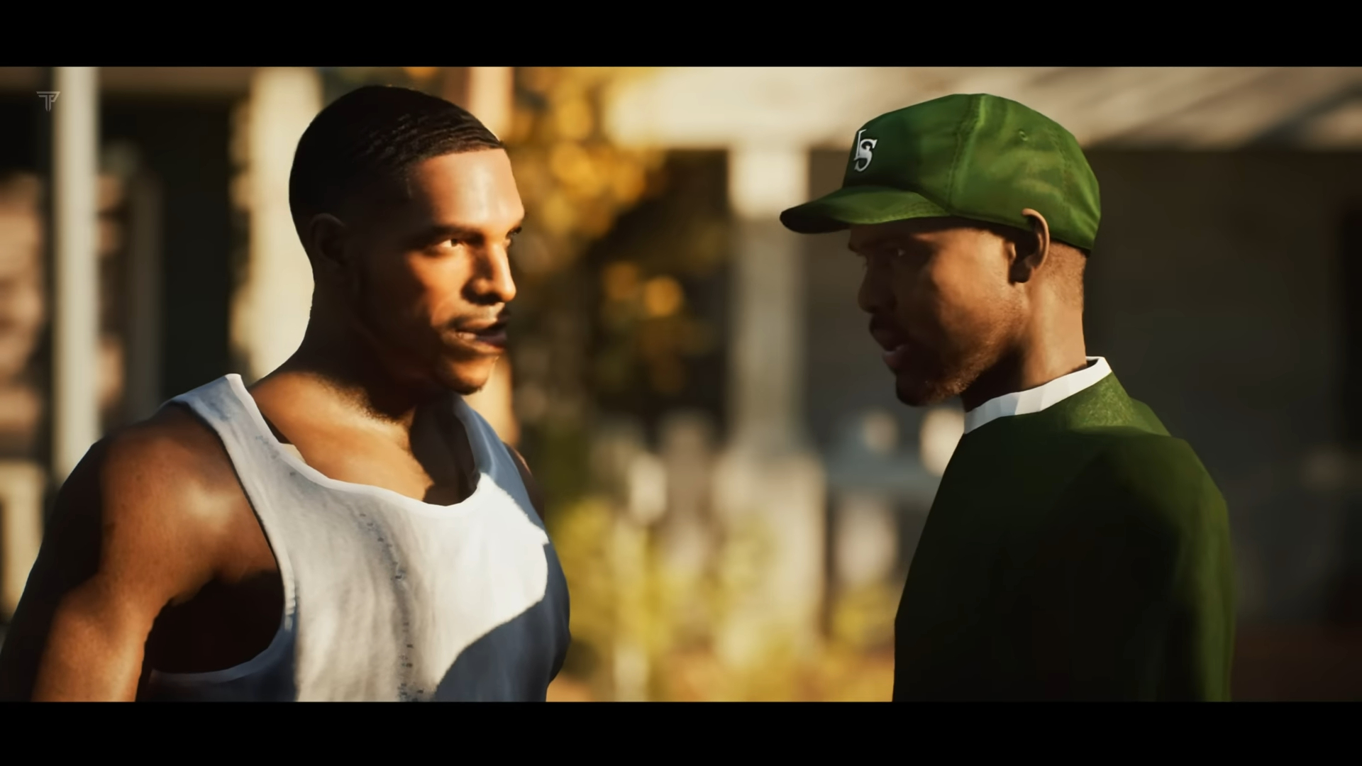 Captura de tela mostra cena do trailer conceitual de GTA San Andreas, feito na Unreal Engine 5