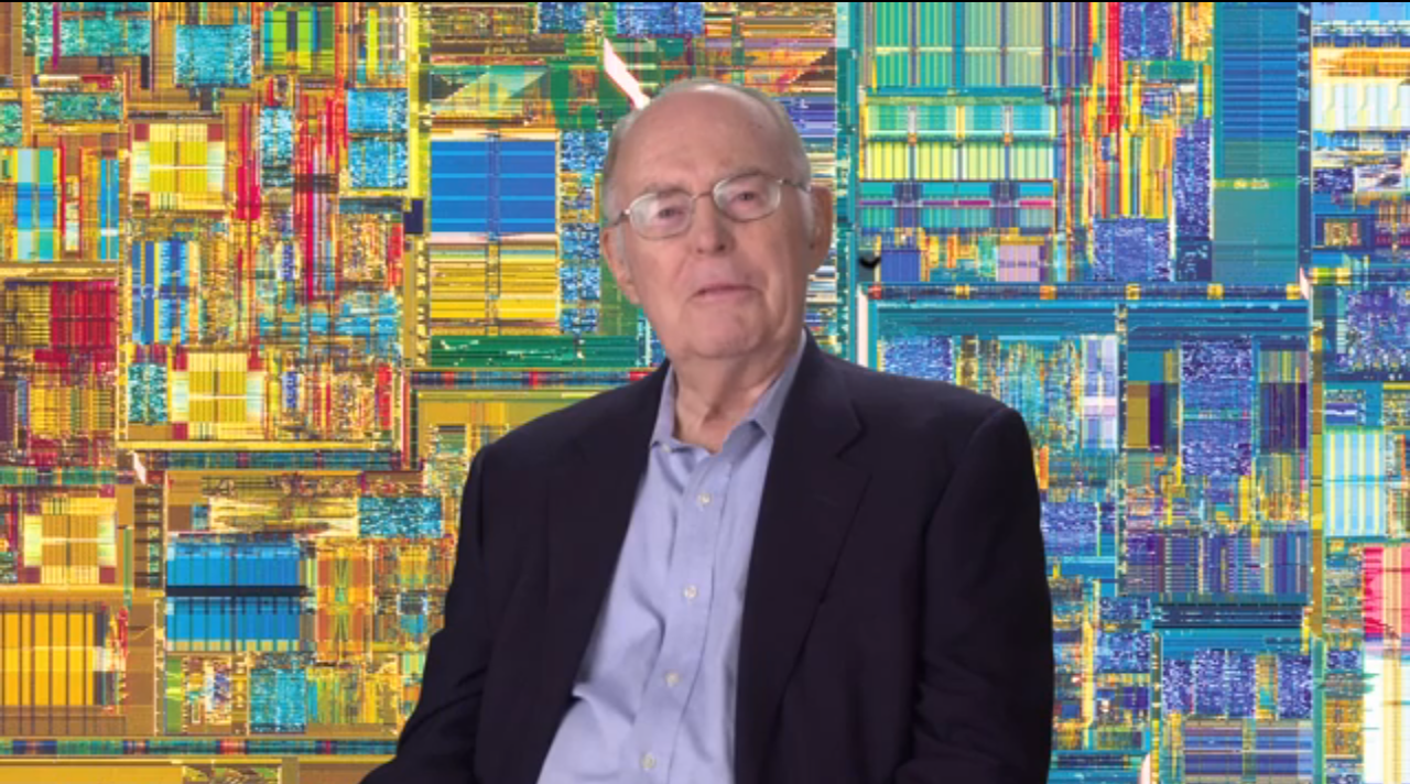 Gordon Moore, pai da Lei de Moore e um dos cofundadores da Intel