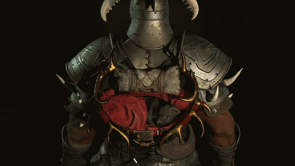 Mochila de lobo do Diablo IV