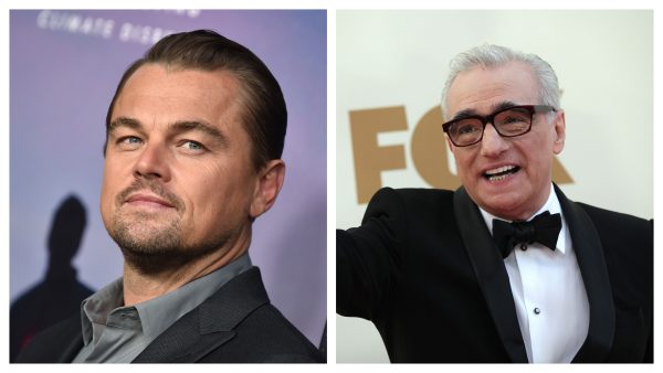 Colagem posiciona Leonardo DiCaprio e Martin Scorsese lado a lado