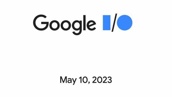 Imagem mostra logotipo do Google I/O 2023, que será realizado em maio