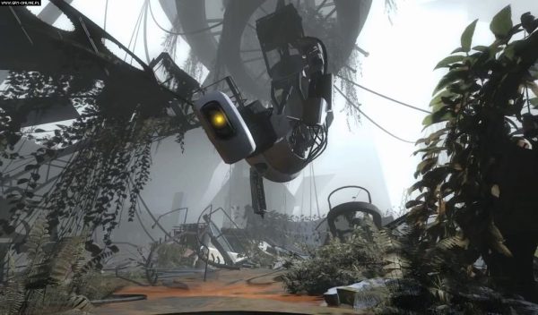 Imagem mostra cena do jogo "Portal 2", da Valve Corporation