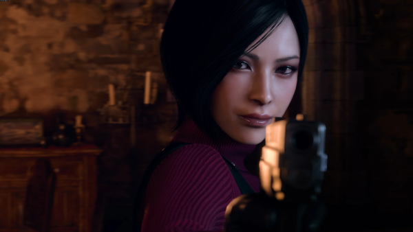 Imagem mostra Ada Wong, personagem de Resident Evil 4 vivida por Lily Gao
