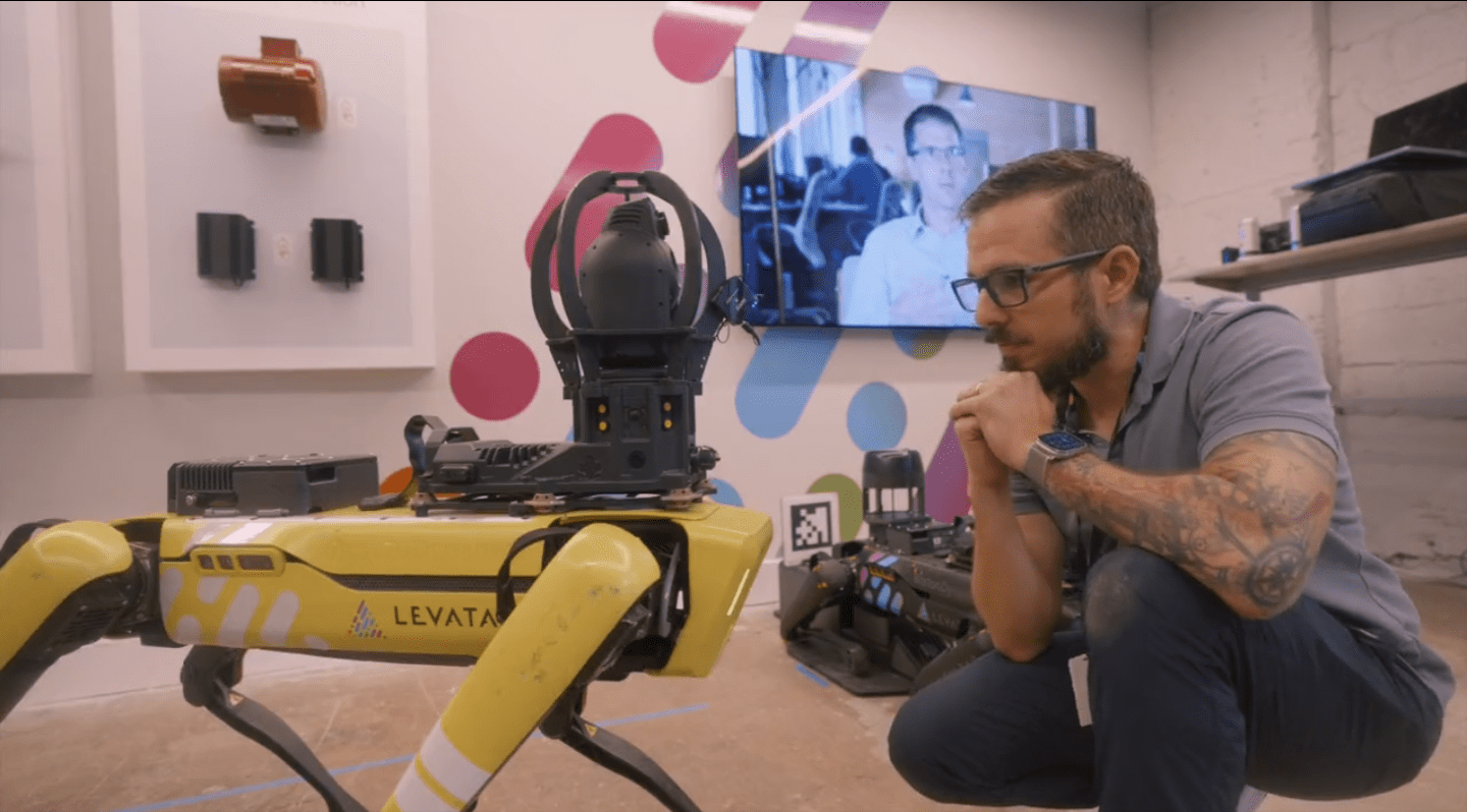 Cão-robô Spot com ChatGPT