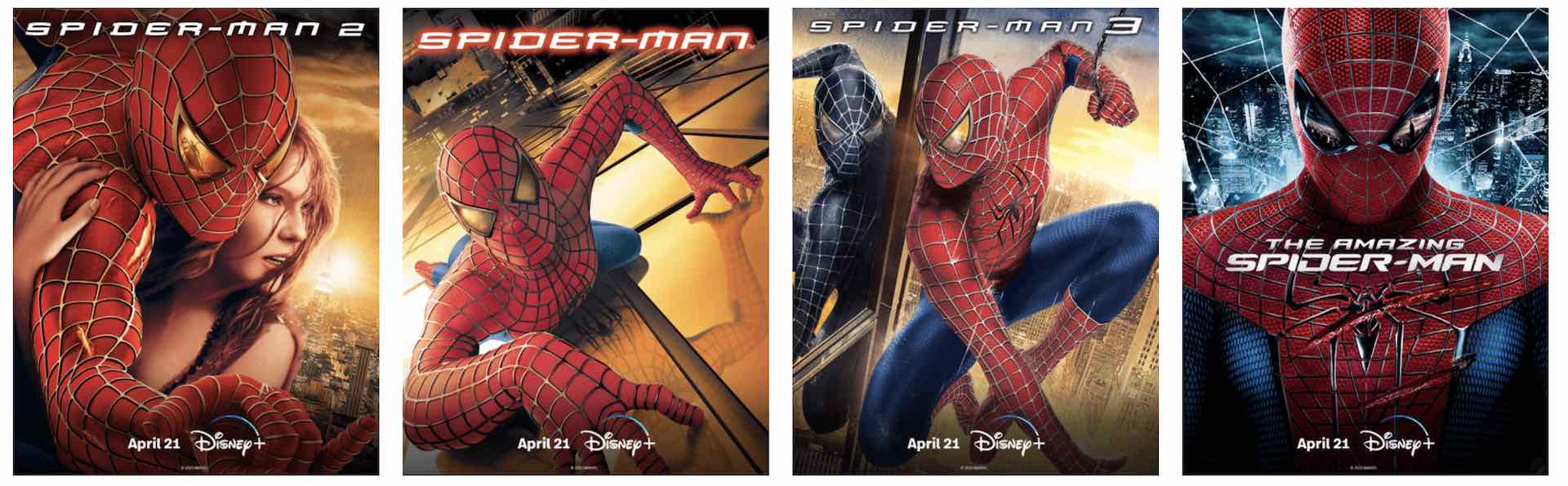 Filmes do Homem-Aranha chegarão ao Disney+