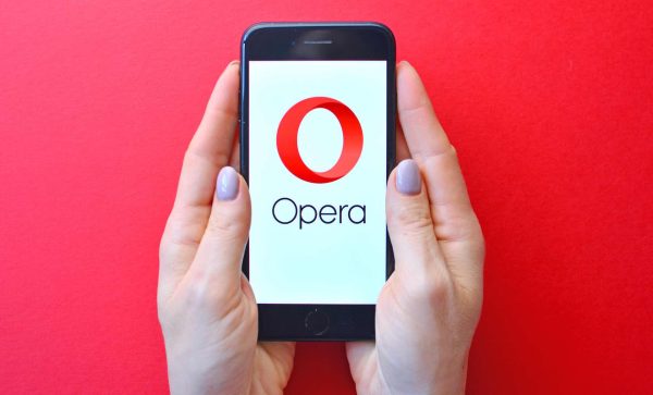 Navegador Opera no iPhone