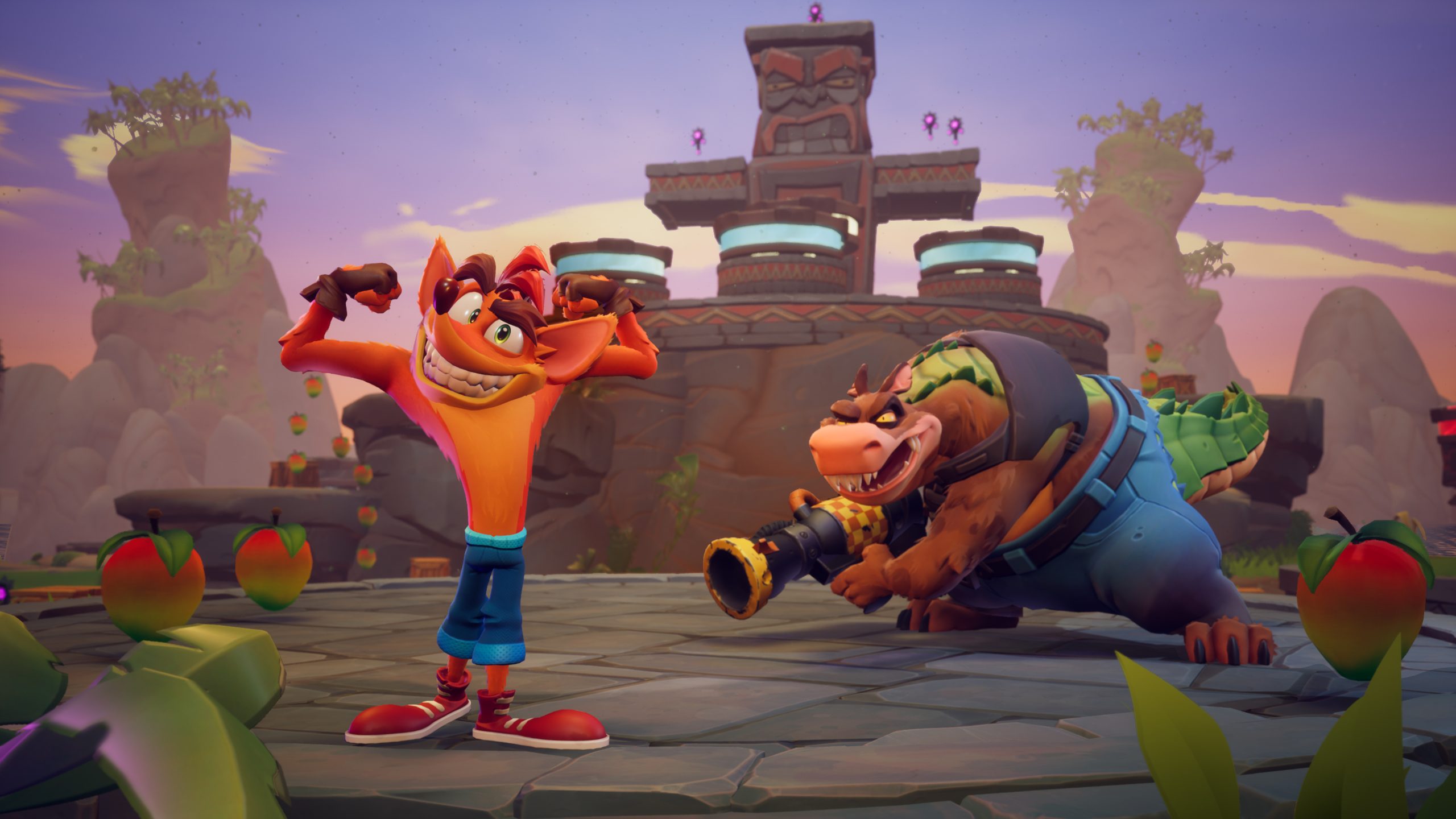 Imagem mostra cena do jogo Crash Team Rumble, da Activision