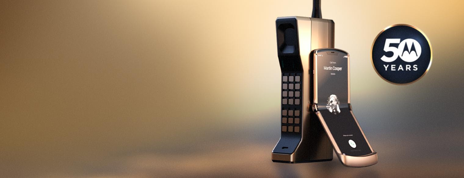 Primeira ligação de celular completa 50 anos