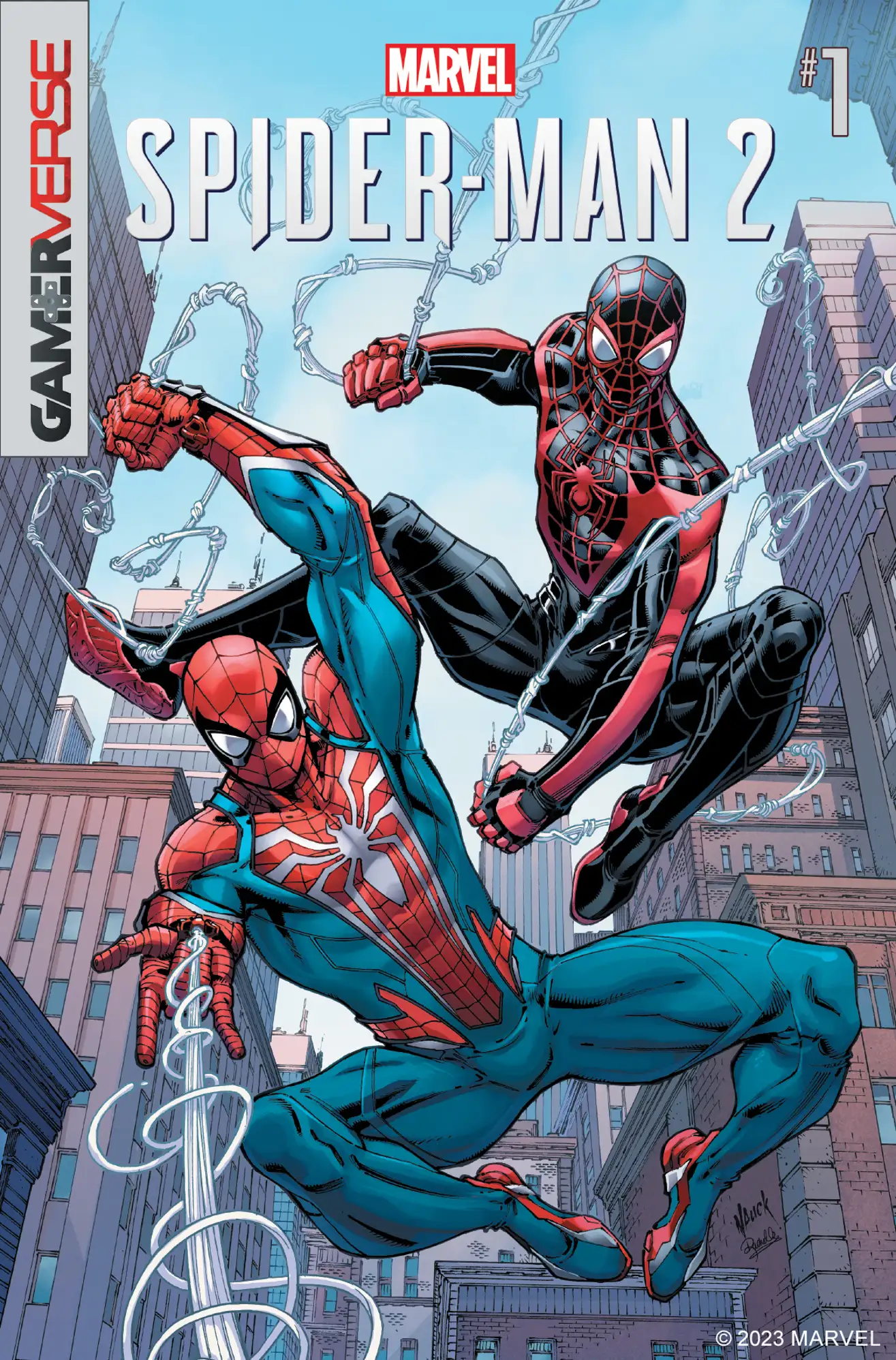 Imagem mostra a capa de gibi que servirá para anteceder os eventos do jogo Marvel's Spider-Man 2